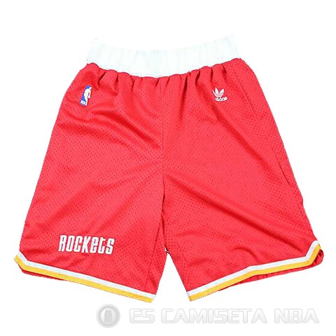 Pantalone Houston Rockets Hardwood Classics Rojo - Haga un click en la imagen para cerrar